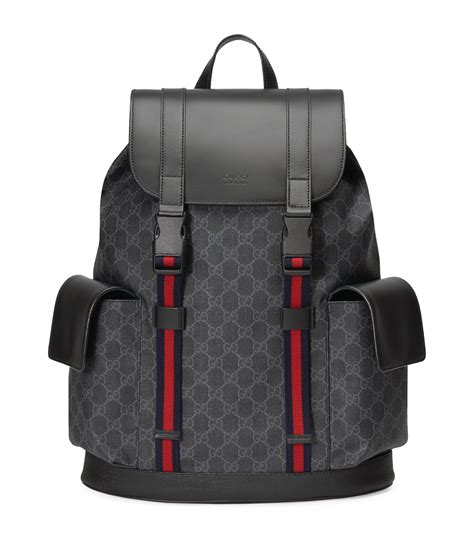 gucci black backpack|gucci backpacks bootleg.